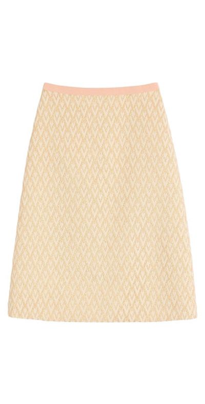 Valentino Garavani Women's Lurex Jacquard Skirt