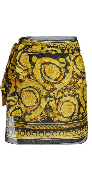 Versace - Women's Baroque Print Silk-Cotton Pareo