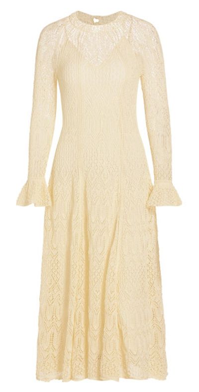 Zimmermann - Women's August Knit Lace Midi-Dress