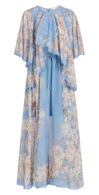 【Zimmermann】Harmony floral linen midi dress Harmony floral linen midi dress in multicoloured