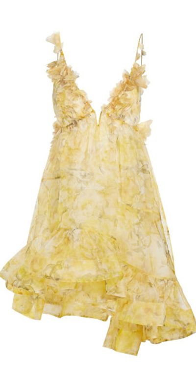 zimmermann harmony silk peony asymmetrical dress Zimmermann Dresses