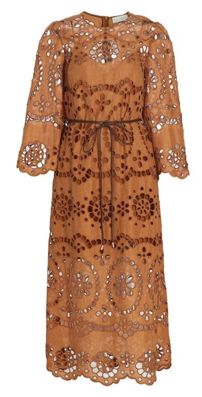 zimmermann pop pleated midi dress Zimmermann Pop Pleated Midi Shirtdress In Gold/Peach Floral - 65% Off