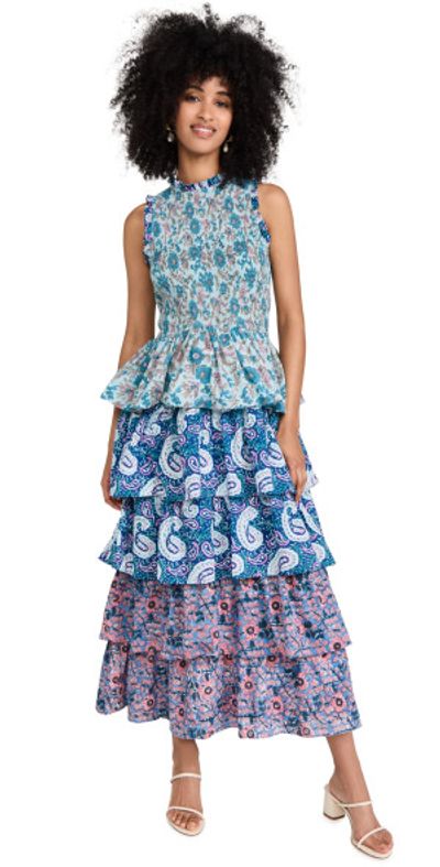elegant casual dresses for women PRETTYGARDEN Women's Casual Midi Dresses Square Neck Short Sleeve Smoc