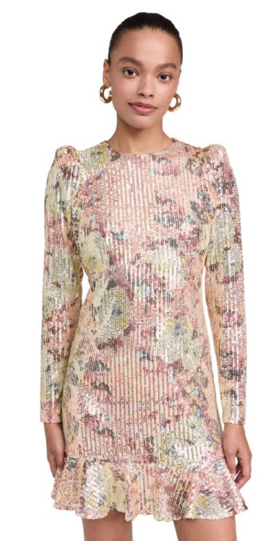 byTiMo - Sequins Mini Dress Brushed Peony M