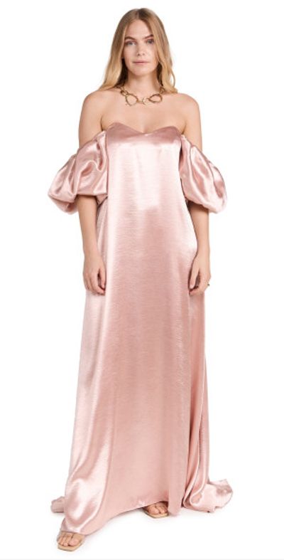 caroline constas pink dress CAROLINE CONSTAS VERA MINI DRESS | PINK | Size S