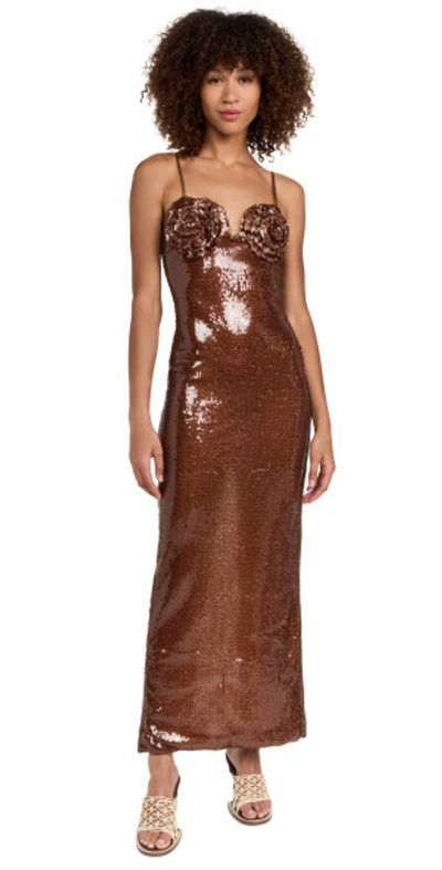 dur doux sequins rosette dress Dur Doux Dresses