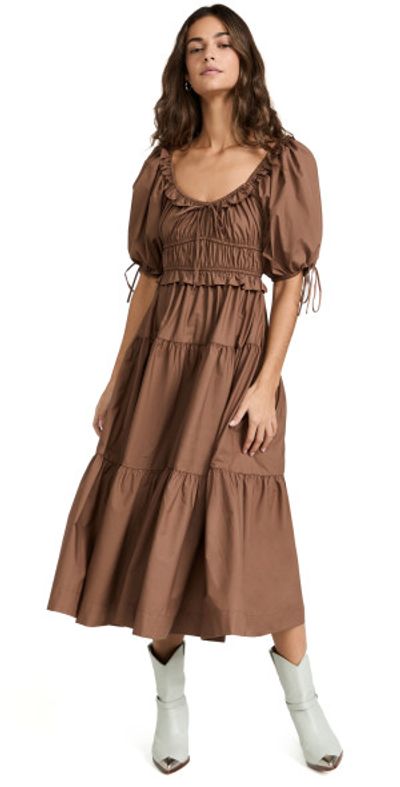 En Saison - Midi Dress Chocolate M