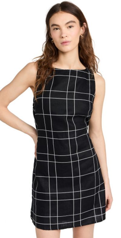 faithfull the brand black dress Taylor Midi Dress Black, L / Black main image 1