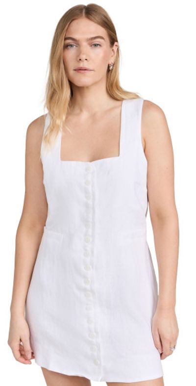 FAITHFULL THE BRAND - Marinia Mini Dress White XS