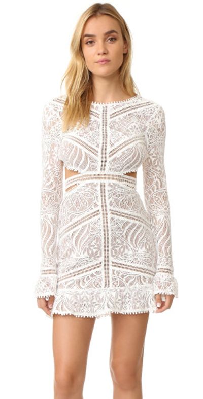 for love and lemons cut out dress For Love & Lemons Vera Cut Out Dress