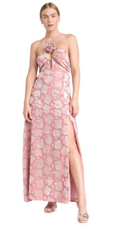 knee length dresses for ladies FOR LOVE & LEMONS Night Fairy Embroidered Maxi Dress