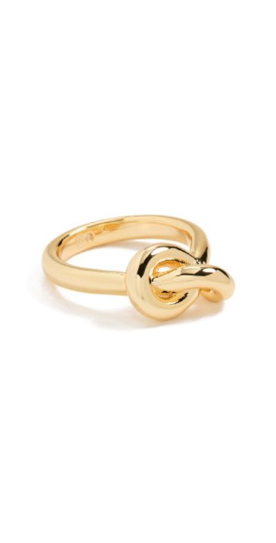 Gorjana Gorjana Infinity Knot Ring Gold Plated 7