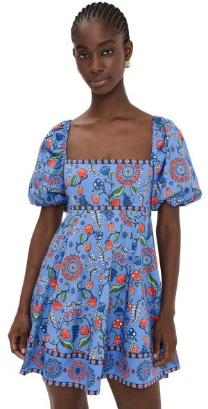 Hill House Home - Mini Matilda Dress Swedish Floral/Blue Multi L