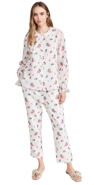 Hen House Long PJ Set in Ballet Pink – Our Life by Stella's