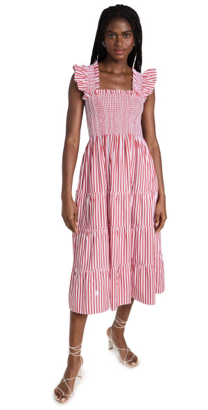ワンピース houseonthehill Dress (Red Stripe)  100 houseonthehill Dress (Red Stripe) 100（Hill House Home - The