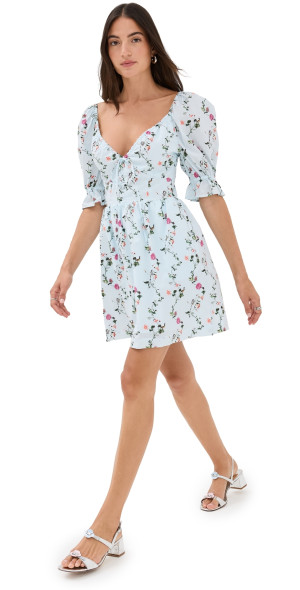 Hill House Home - The Ophelia Mini Dress in Pond Floral Pond