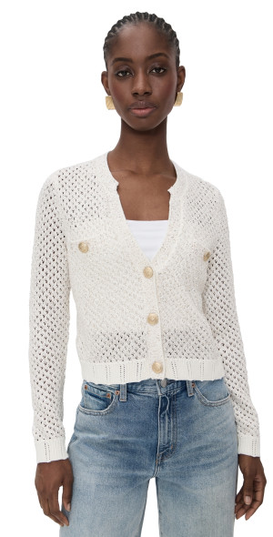 L'Agence Blanca Sequin Cardi Lemon Sorbet main image 1
