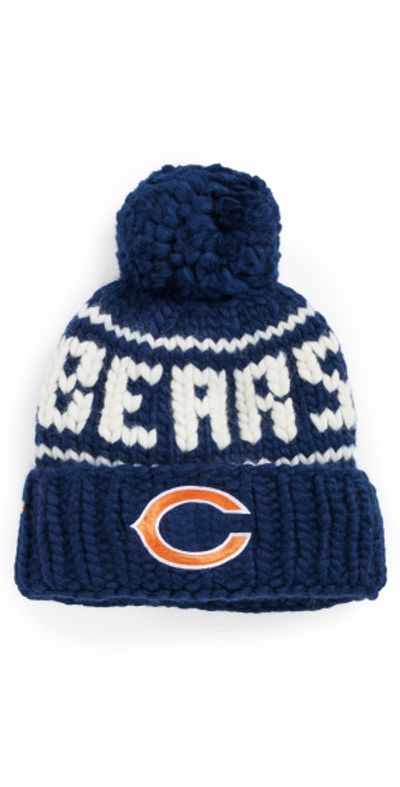 Lele Sadoughi - Bears NFL Beanie Navy One Size display picture 2