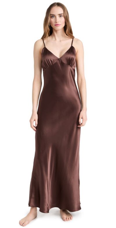 navy blue dress for baby girl The 90s: Rise of the Silk Slip Dress main image 0