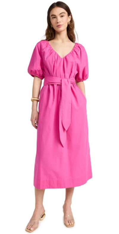 MARA HOFFMAN - Alora Dress Hot Pink S