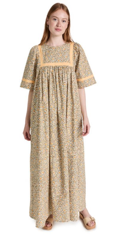 Meadows Meadows Heli Dress Yellow Floral S/M