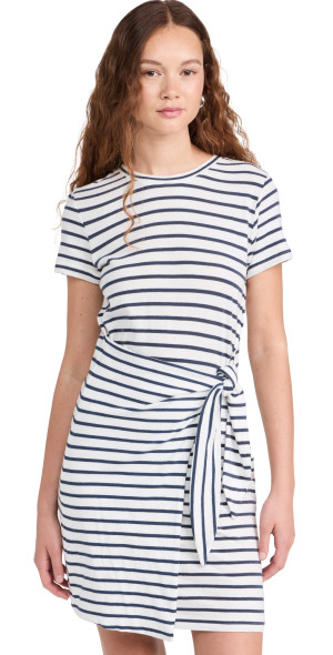 Rails Edie Tie Waist TShirt Dress  Heather Grey main image 0