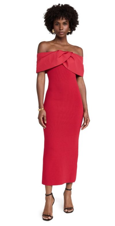 asos red off the shoulder dress Red Off Shoulder Dresses