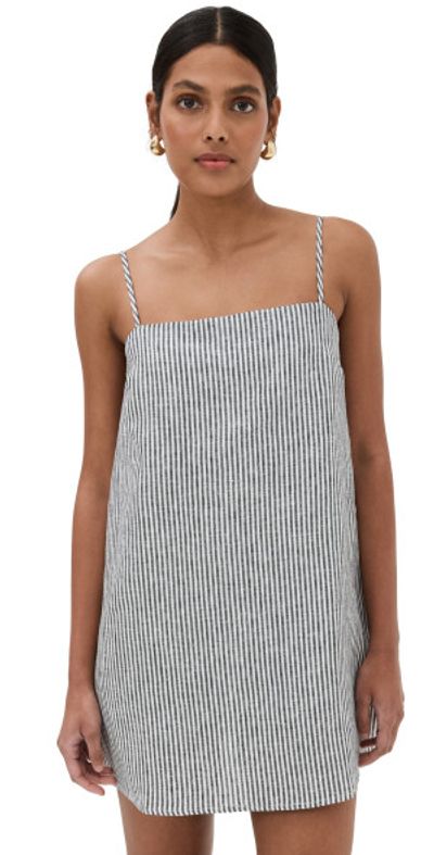 Reformation - Aubree Linen Dress Vineyard XL