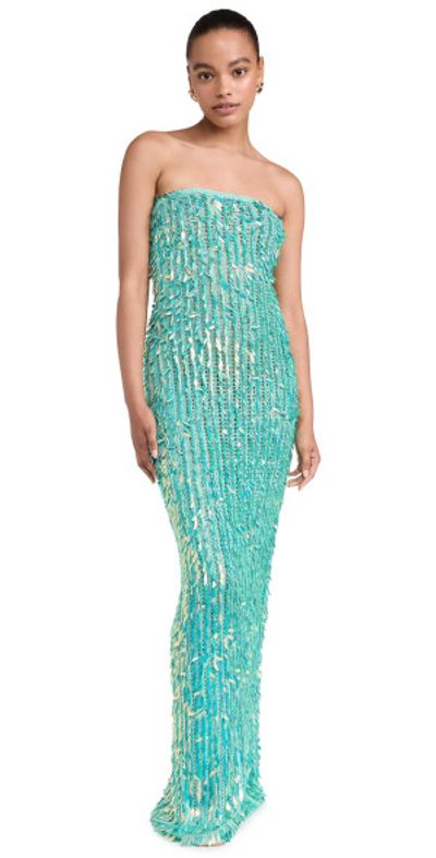 green emerald velvet dress Fate: Keep An Eye Out Mint Green Crochet Dress – Shop the Mint main image 0