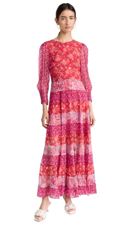 strapless open back dress Gia Dress in Havana by Realisation Par main image 1