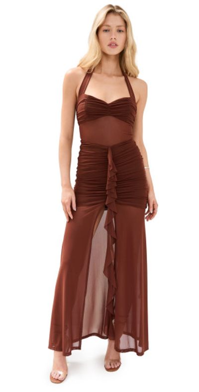 chinese dress ladies Runaway the Label Elsa Maxi Dress in Black  TrenLend