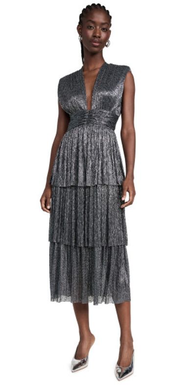 sabina musayev metallic dress KIMBERLY DRESS