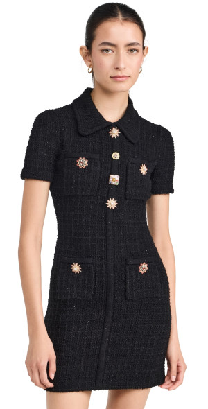 【送料&関税込】self-portrait Black Jewel Button Knit Mini S Black Jewel Button Knit Mini Skirt – self-portrait-US