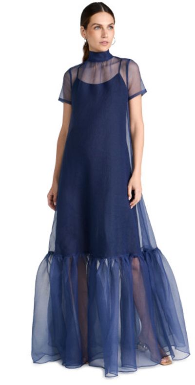 STAUD - Calluna Dress Navy XS