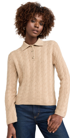 Cadence Shrunken Cable Polo