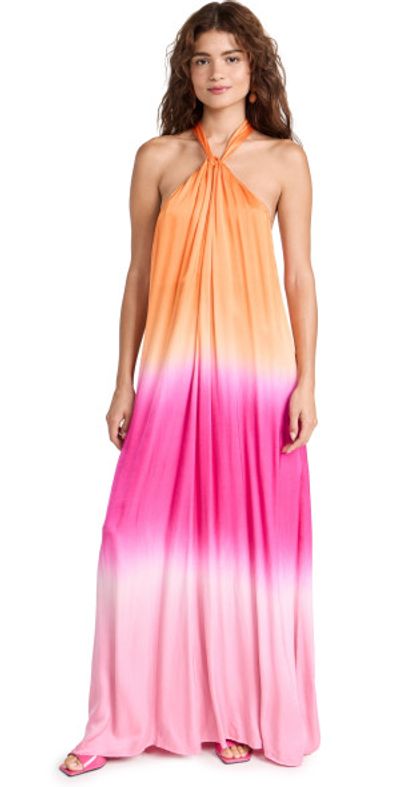 Young Fabulous & Broke - Gaia Dress Flamenceo Ombre XS Young Fabulous & Broke - Gaia Dress Flamenceo Ombre XS