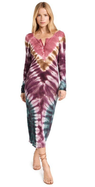 Young Fabulous & Broke - Leo Dress Desert Rose Volcano Wash M