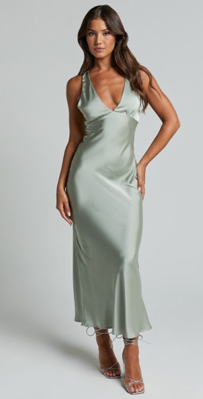 khalani midi dress Few Moda | Khalani Linen Dress