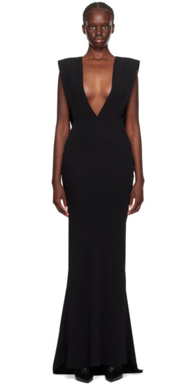 16Arlington - Black Sina Maxi Dress