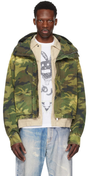 424 - Khaki H Camo Jacket