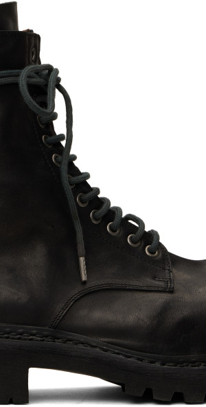 A Diciannoveventitre - Black Prisma Combat Boots