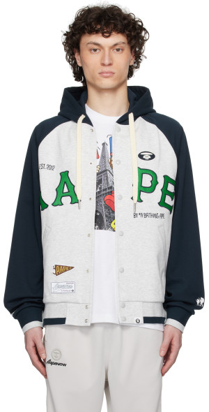 AAPE by A Bathing Ape - Black Zip-Up Hoodie