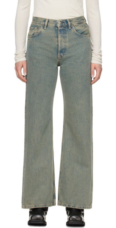 Acne Studios - Blue 2021F Delta Loose Fit Jeans