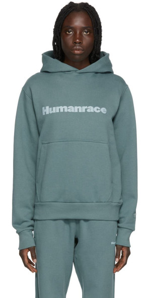 adidas x Humanrace by Pharrell Williams Green Humanrace Basics Hoodie