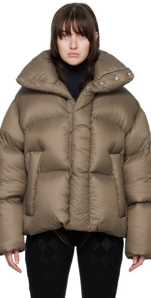 NYLON TAFFETA OVERSIZED DOWN VEST -BLACK(22WVE-#409S) Jane Smith(ジェーンスミス) JOHN MASON SMITH NYLON TAFFETA CLASSIC OVERSIZED DOWN VEST