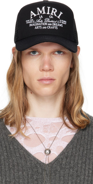AMIRI - Black 'Arts District' Trucker Cap