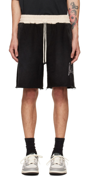 AMIRI - Black Vintage Collegiate Shorts