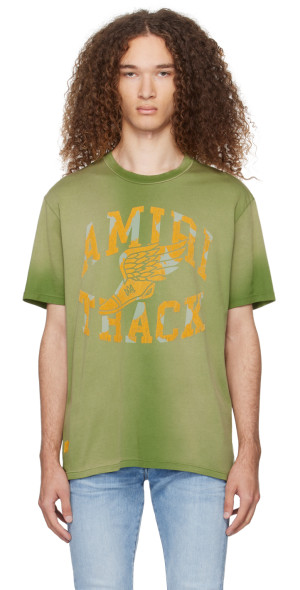 AMIRI - Green 'Track' T-Shirt