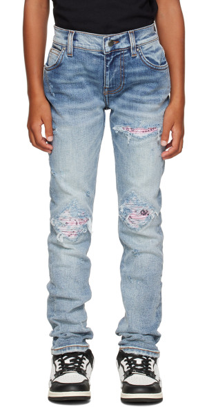 【関税込み】AMIRI キッズ｜ブルー MX1 ジーンズ AMIRI Kids Blue Mx1 Jeans Amiri