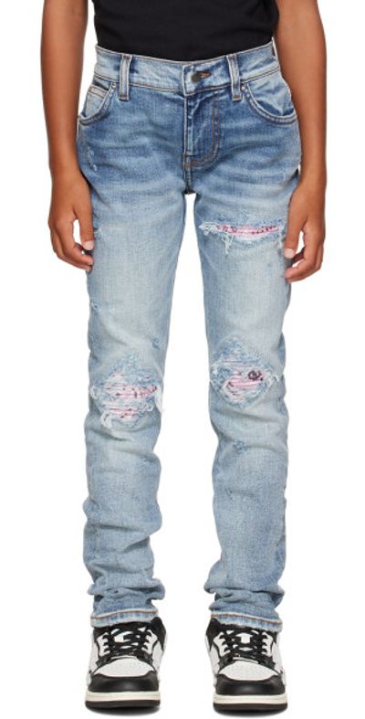 AMIRI Kids Blue MX1 Bandana Jeans